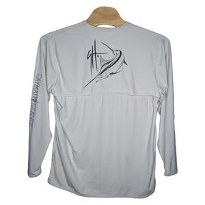 Guy Harvey Cayman Islands Shirt XL Performance Fishing Vented Long Sleeve Top